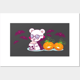 Spooky Bear Vampire Posters and Art